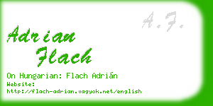 adrian flach business card